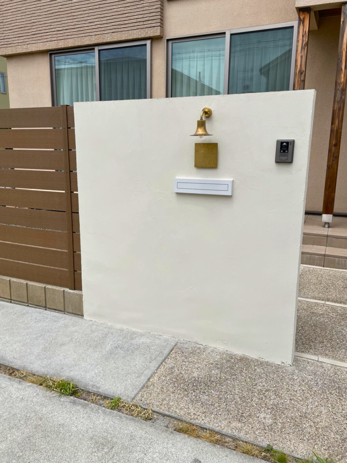 門柱・目隠しフェンス・　No.118