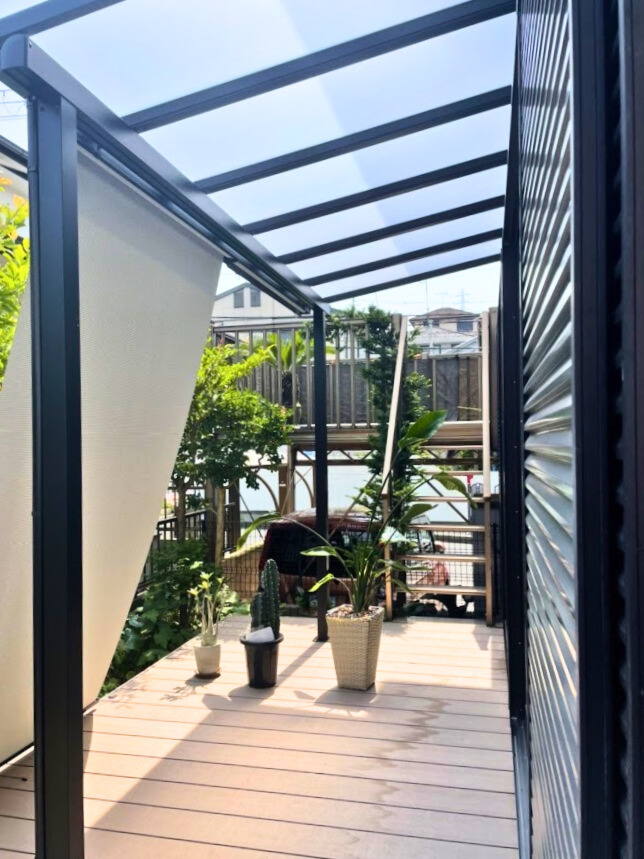 リフォーム＠テラス屋根・ウッドデッキ・シェードetc...№86