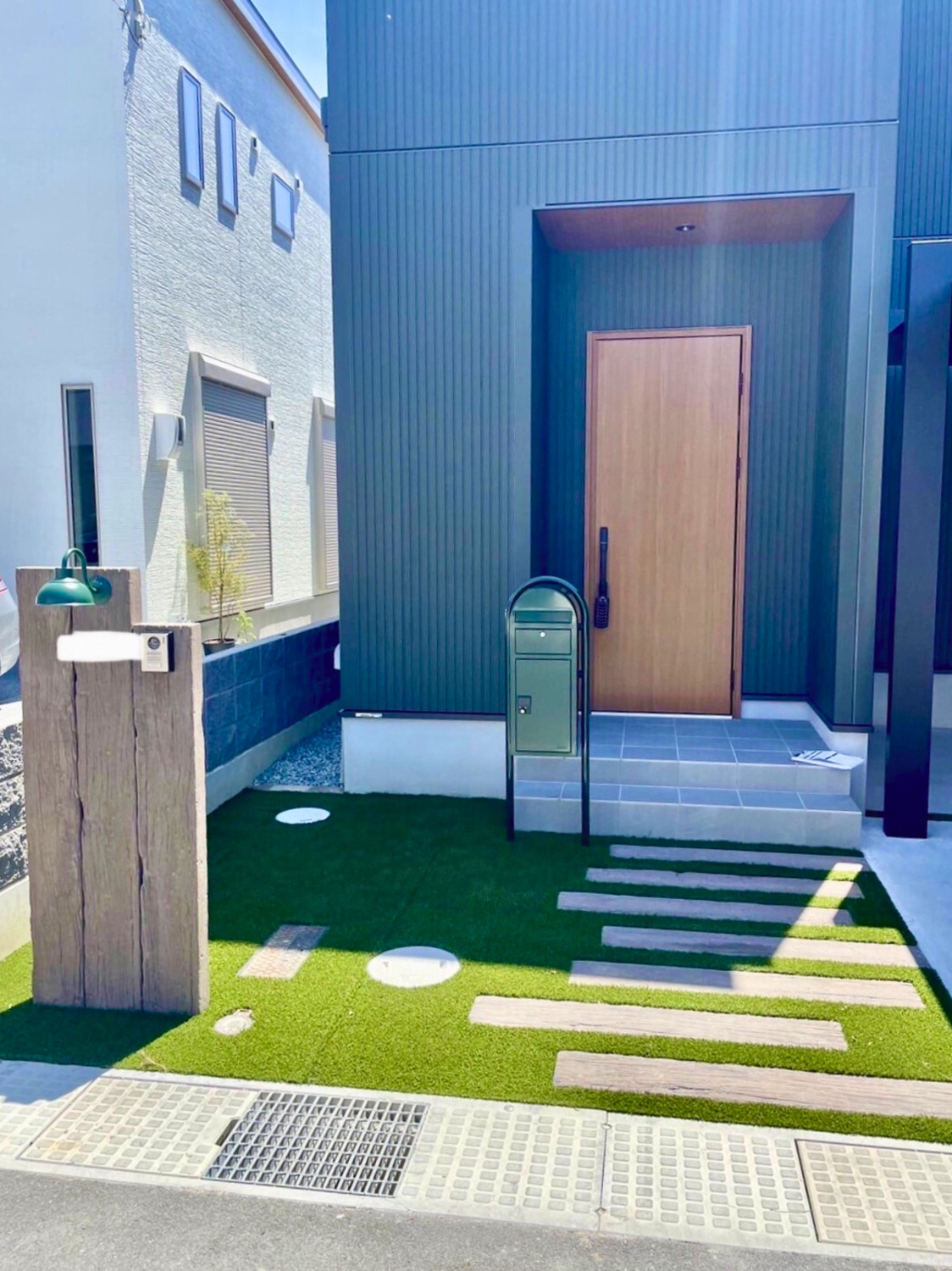 門柱・アプローチ・ウッドデッキ...No.149