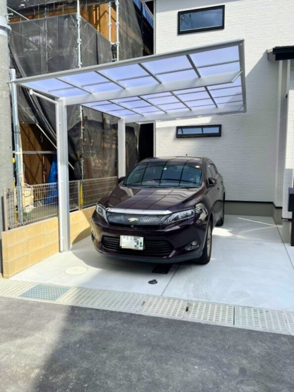 ウッドデッキ・駐車場・カーポート・門柱・目隠しフェンスetc...№96